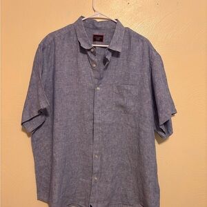 UNTUCKit Light Blue Casual Button-Down Shirt